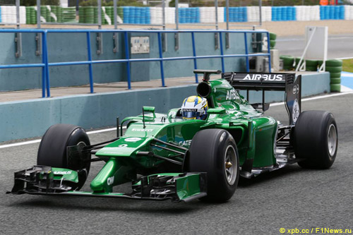 Маркус Эриксон на Caterham CT05 в Хересе