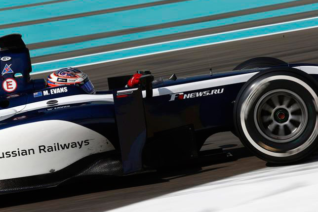 Митч Эванс в Абу-Даби