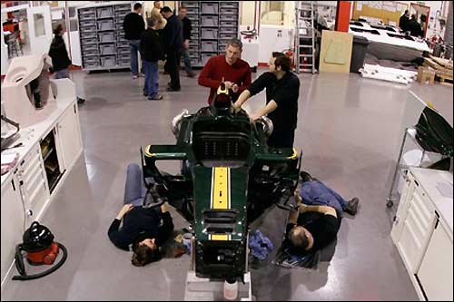 База Team Lotus в Хингхеме, Великобритания