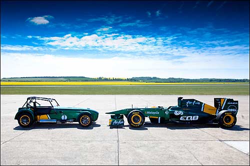 Caterham 7 и Lotus T128