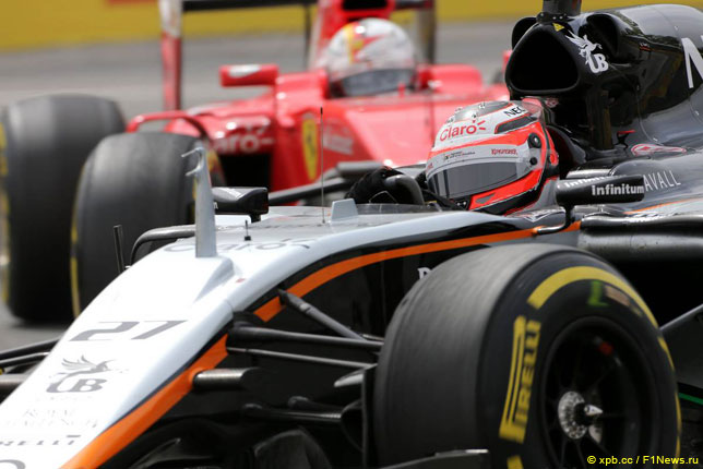 Нико Хюлкенберг и Себастьян Феттель