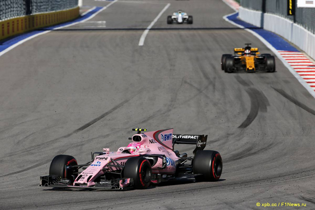 Гран При России. Эстебан Окон