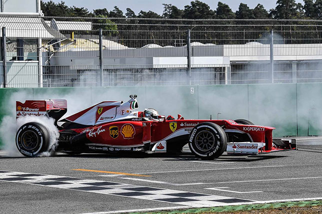 Себастьян Феттель на Ferrari Racing Days в Хоккенхайме