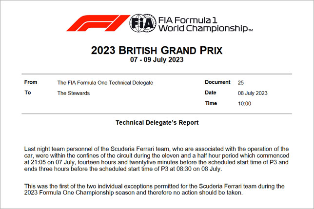 Документ FIA