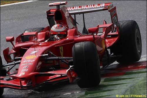 Монца'08.Ferrari. Кими Райкконен