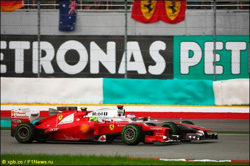 Гран При Малайзии: Фелипе Масса и Дженсон Баттон