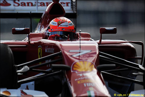 Кими Райкконен на тестах в Хересе