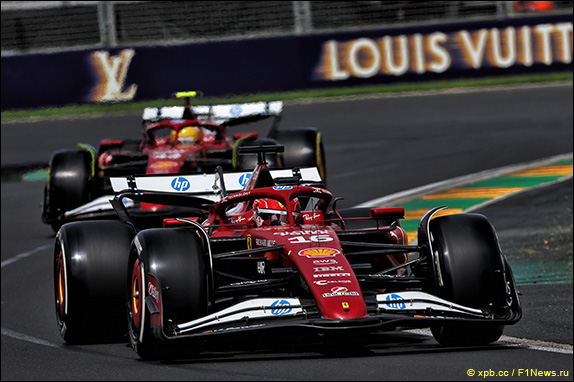 Шарль Леклер и Льюис Хэмилтон