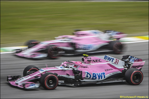 Серхио Перес и Эстебан Окон