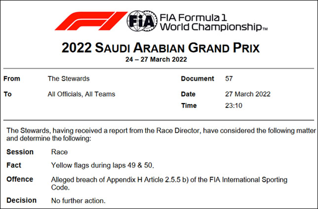 Документ FIA