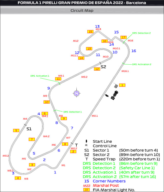 Трасса в Барселоне