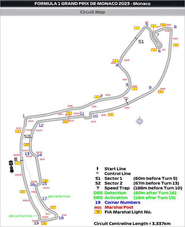 Трасса в Монако
