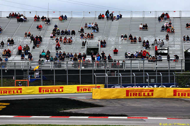 Новая конфигурация барьера в первом повороте