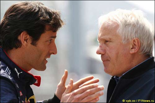 Марк Уэббер и Чарли Уайтинг