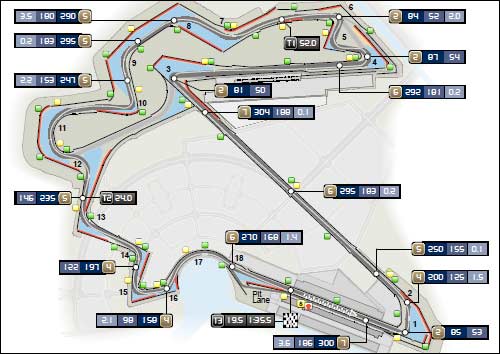 Схема корейской трассы