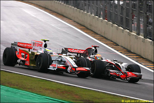 Джанкарло Физикелла и Льюис Хэмилтон