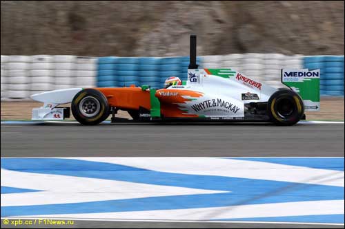 Пол ди Реста на тестах в Хересе