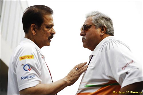 Субрата Рой и Виджей Малья