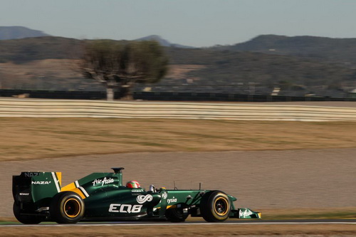 Ярно Трулли за рулем Lotus T128