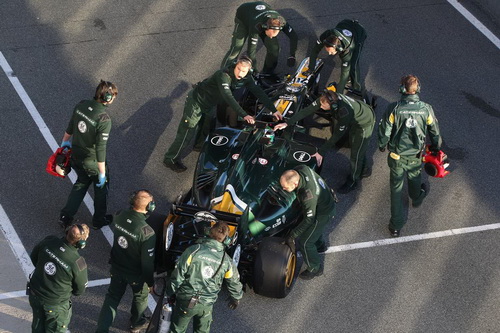 Хейкки Ковалайнен на предсезонных тестах в Хересе