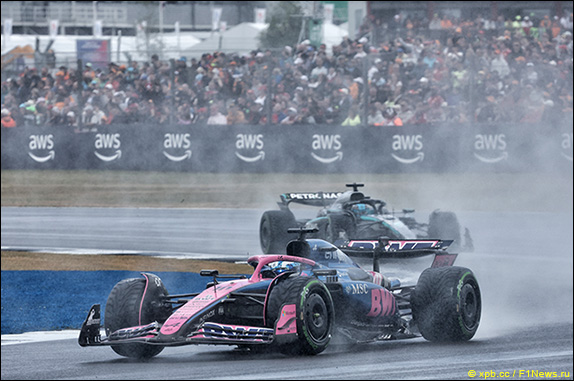 Лучшим результатом Гасли стало шестое место под дождём в Сильверстоуне