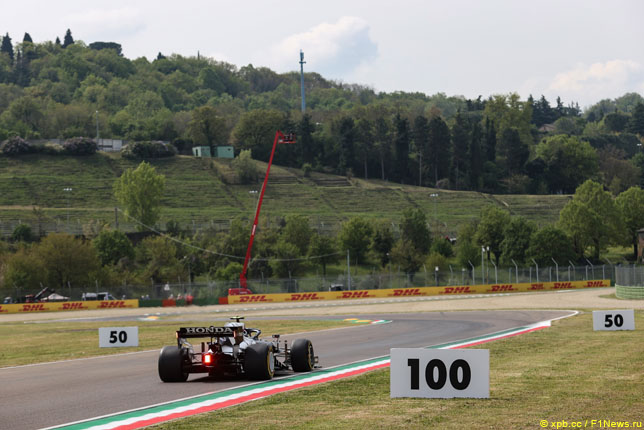 Пьер Гасли в Имоле, 2021 год