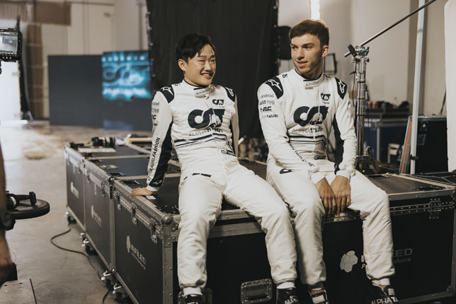 Юки Цунода и Пьер Гасли