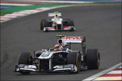 Пастор Мальдонадо на прошлогоднем Гран При Кореи