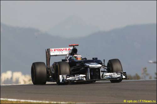 Пастор Мальдонадо на Гран При Кореи