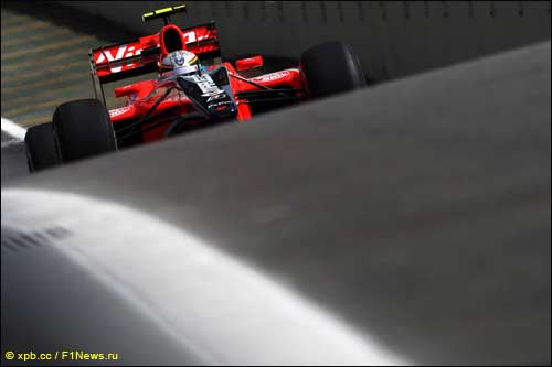 Жером Д'Амброзио на пятничных тренировках Гран При Бразилии