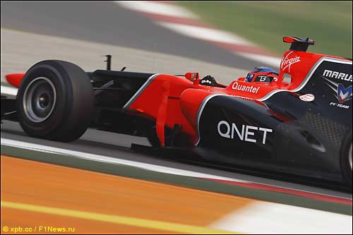 Тимо Глок на индийской трассе