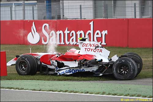 Toyota Тимо Глока после аварии