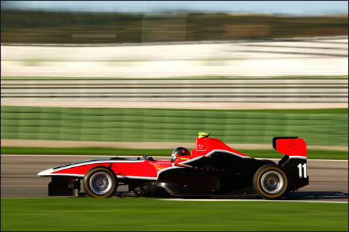 Юрий Григоренко на тестах GP3 в Валенсии