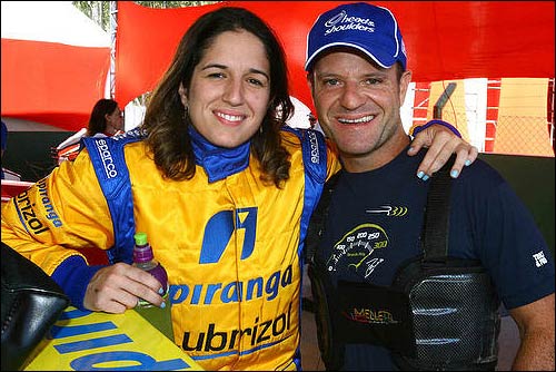 Анна Беатрис и Рубенс Баррикелло