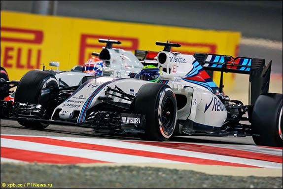 Борьба Романа Грожана и Фелипе Массы