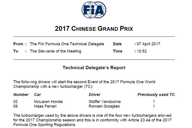 Документ FIA
