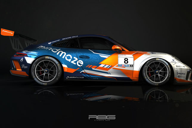 Машина команды Романа Грожана