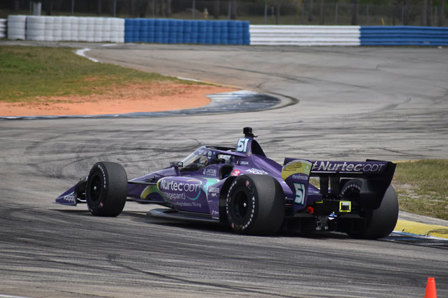 Роман Грожан на тестах Dale Coyne Racing в Себринге