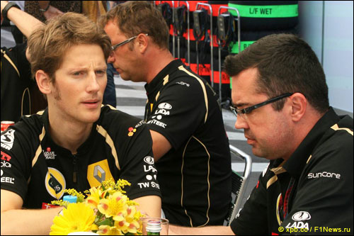 Роман Грожан и Эрик Булье