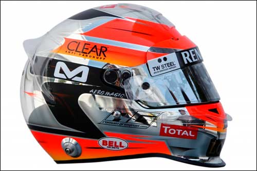 Новая раскраска шлема Грожана