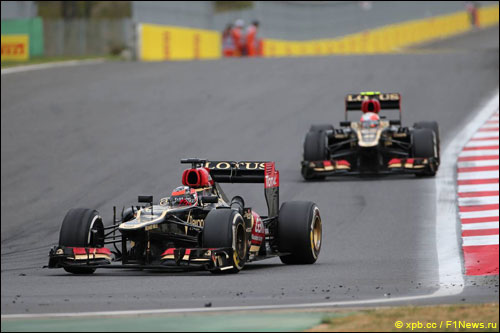 Кими Райкконен и Роман Грожан в Гран При Кореи