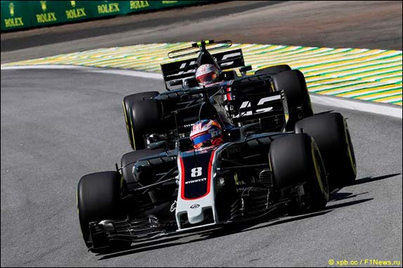 Роман Грожан и Кевин Магнуссен