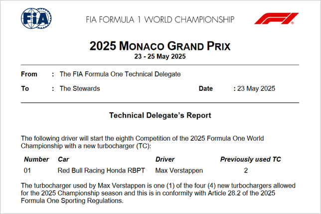 Документ FIA