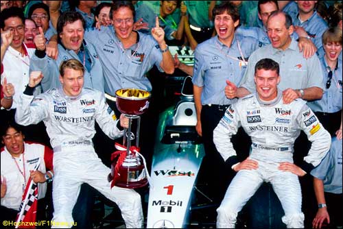 Мика Хаккинен и Дэвид Култхард