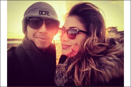 Льюис Хэмилтон и Николь Шерзингер