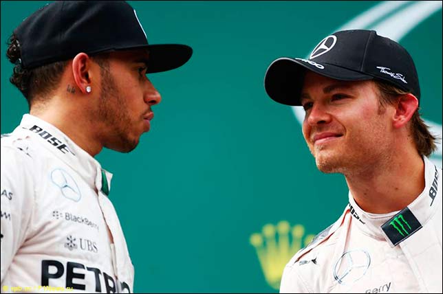 Льюис Хэмилтон и Нико Росберг