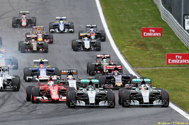 Старт Гран При Австрии