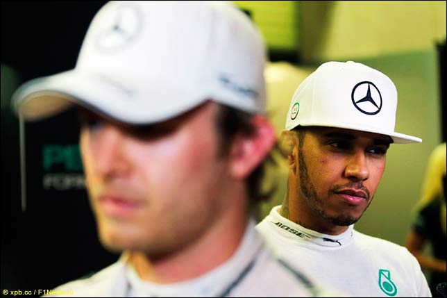 Нико Росберг и Льюис Хэмилтон