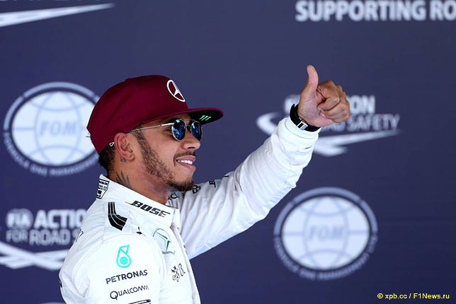 Льюис Хэмилтон - победитель квалификации в Барселоне