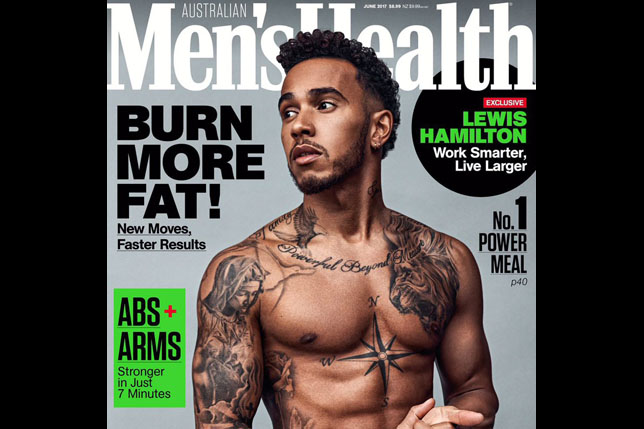 Льюис Хэмилтон на обложке журнала Men's Health